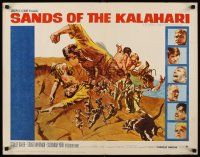 8t349 SANDS OF THE KALAHARI 1/2sh '65 the strangest adventure the eyes of man have ever seen!