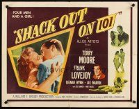8t360 SHACK OUT ON 101 style B 1/2sh '56 Terry Moore & Lee Marvin on the shady side of the highway!