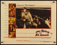 8t382 SPIRIT OF ST. LOUIS 1/2sh '57 James Stewart as aviator Charles Lindbergh, Billy Wilder