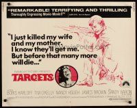 8t400 TARGETS 1/2sh '68 Peter Bogdanovich, cool art of sniper Tim O'Kelly with rifle!