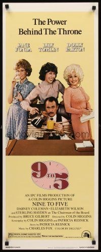8w038 9 TO 5 insert '80 Dolly Parton, Jane Fonda & Lily Tomlin w/tied up Dabney Coleman!