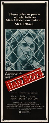 8w064 BAD BOYS insert '83 life has pushed Sean Penn into a corner & he's coming out fighting!