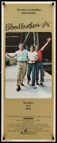 8w096 BLOODBROTHERS insert '78 Tony Lo Bianco,, Paul Sorvino, super early image of Richard Gere!
