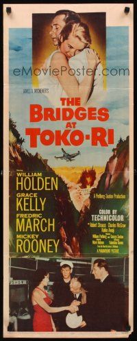 8w110 BRIDGES AT TOKO-RI insert '54 Grace Kelly, William Holden, Korean War, by James Michener!