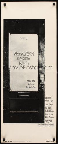 8w113 BROADWAY DANNY ROSE insert '84 talent agent Woody Allen, nominated for Best Director!