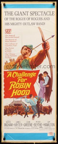 8w125 CHALLENGE FOR ROBIN HOOD insert '67 Hammer, the rogue of rogues and his mighty outlaw band!