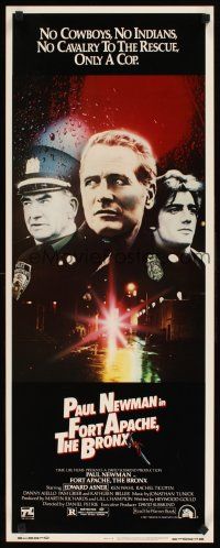 8w220 FORT APACHE THE BRONX insert '81 Paul Newman, Edward Asner & Ken Wahl as New York City cops!