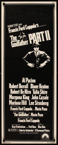 8w012 GODFATHER PART II insert '74 Al Pacino in Francis Ford Coppola classic crime sequel!