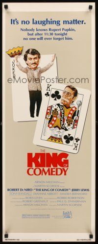 8w016 KING OF COMEDY insert '83 Robert De Niro, Jerry Lewis, directed by Martin Scorsese!