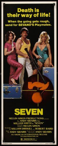 8w452 SEVEN insert '79 AIP, sexy babes with big guns, death is their way of life!