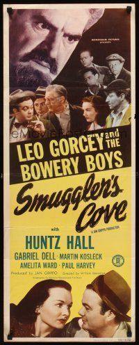 8w470 SMUGGLERS' COVE insert '48 Leo Gorcey, Huntz Hall, the Bowery Boys!