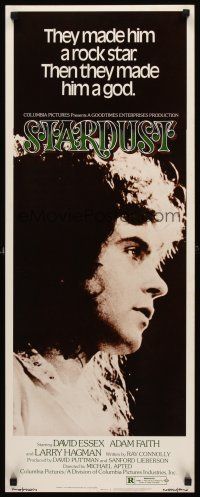 8w489 STARDUST insert '74 Michael Apted directed, they made David Essex a rock & roll! god!