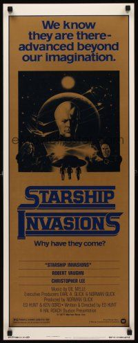 8w491 STARSHIP INVASIONS insert '77 wacky aliens who are advanced beyond our imagination!