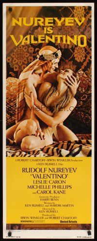 8w563 VALENTINO insert '77 great image of Rudolph Nureyev & naked Michelle Phillips!