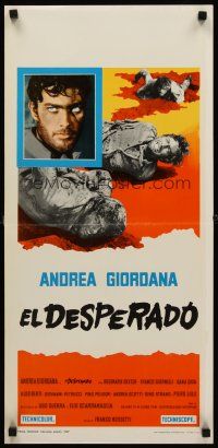 8w667 DIRTY OUTLAWS Italian locandina '67 Franco Rossetti's El Desperado, spaghetti western!