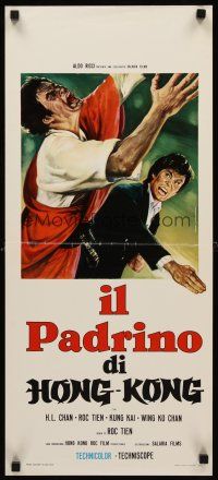 8w782 TONGFATHER Italian locandina '74 cool martial arts action artwork, Kung-Fu Terror!
