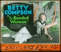 8x050 BONDED WOMAN glass slide '22 close up of shipwrecked Betty Compson!