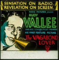 8x161 VAGABOND LOVER glass slide '29 radio sensation Rudy Vallee in his first feature picture!