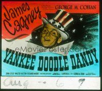 8x174 YANKEE DOODLE DANDY glass slide '42 James Cagney classic biography of George M. Cohan!