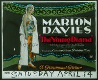 8x175 YOUNG DIANA glass slide '22 Marion Davies is made 20 years younger by an odd scientist!