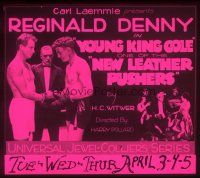 8x176 YOUNG KING COLE glass slide '22 boxer Reginald Denny in one of the New Leather Pushers!