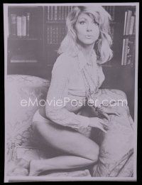 8x311 INGRID PITT set of 2 2x3 negatives '70s portrait posing in her underwear & attacking woman!