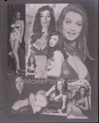 8x301 VALERIE LEON 8x10 negative '60s great montage of the sexy English actress in skimpy outfits!