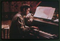 8x202 PIANIST set of 6 35mm slides '02 directed by Roman Polanski, close up Adrien Brody at piano!