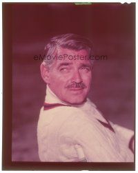 8x263 CLARK GABLE 4x5 transparency '60s head & shoulders portrait of the acting legend!