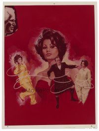 8x226 COUNTESS FROM HONG KONG 7x10 transparency '67 art of Marlon Brando & Sophia Loren, Chaplin!