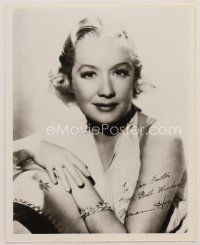 8x297 MIRIAM HOPKINS 8x10 negative '70s portrait of the sexy actress with facsimile signature!
