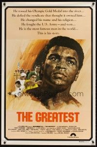 8y167 GREATEST Aust 1sh '77 cool art of heavyweight boxing champ Muhammad Ali by Robert Tanenbaum!