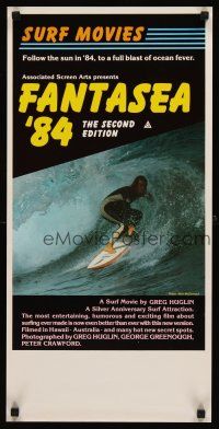 8y178 FANTASEA '84 Aust daybill '84 great close up surfing photo, a blast of ocean fever!