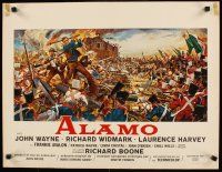 8y697 ALAMO Belgian '60 Brown art of John Wayne & Richard Widmark in the War of Independence!