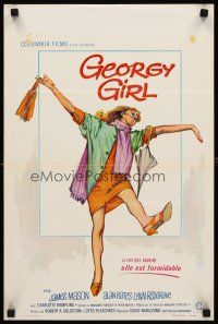 8y729 GEORGY GIRL Belgian '66 Lynn Redgrave, James Mason, Alan Bates, Charlotte Rampling!