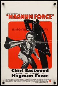 8y767 MAGNUM FORCE Belgian '73 Clint Eastwood is Dirty Harry pointing his huge gun!