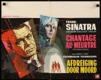 8y775 NAKED RUNNER Belgian '67 different art of Frank Sinatra & Nadia Gray by Ray Elseviers!