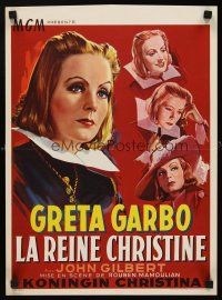 8y782 QUEEN CHRISTINA Belgian R50s great completely different art of glamorous Greta Garbo!