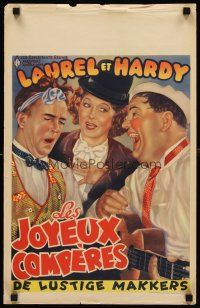 8y801 THEM THAR HILLS Belgian R50s great art of wacky Laurel & Hardy + Mae Busch!