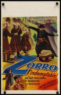 8y811 VIGILANTES ARE COMING chapter 2 Belgian '50s art of Robert Livingston in action, Zorro!