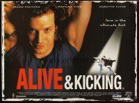 8y545 ALIVE & KICKING British quad '96 love is the ultimate kick, cool image of Jason Flemyng!