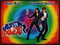 8y548 AUSTIN POWERS: INT'L MAN OF MYSTERY DS British quad '97 Mike Myers, Elizabeth Hurley!