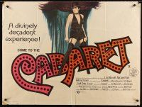 8y564 CABARET British quad '72 Liza Minnelli sings & dances in Nazi Germany, different!