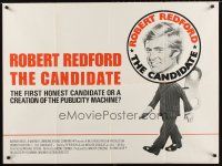 8y566 CANDIDATE British quad '72 great image of wind-up candidate Robert Redford!