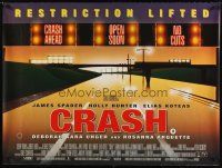8y577 CRASH DS British quad '96 David Cronenberg, James Spader, bizarre sex movie!