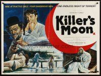 8y617 KILLER'S MOON British quad '78 art of Anthony Forrest, Tom Marchall & sexy girls!