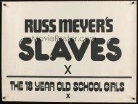8y673 SWEET SUZY/CHEERLEADERS British quad 1970s Russ Meyer's Slaves & 18 Year Old School Girls!
