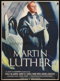8y451 MARTIN LUTHER Danish '54 directed by Irving Pichel, famous rebel against Catholic church!