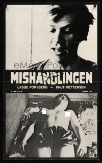 8y452 MISTREATMENT Danish '69 Mishandlingen, bizarre image of topless woman & man!