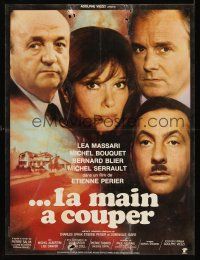 8y243 BLOODY MURDER French 23x32 '75 Etienna Perier's La Main A Couper, Lea Massari!
